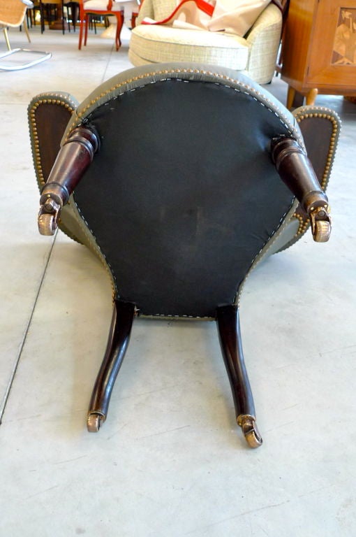WIlliam IV Horseshoe Library Chair 3