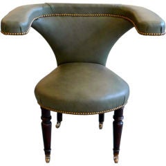 WIlliam IV Horseshoe Library Chair