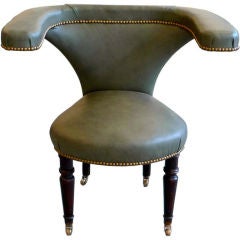 WIlliam IV Horseshoe Library Chair 2
