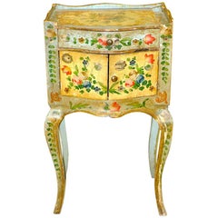 Painted Venetian Cabinet Night Stand
