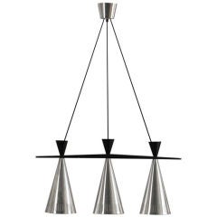 Swedish Tri-Cone Linear Pendant Lamp 4