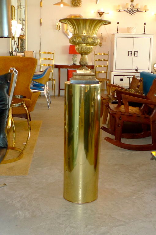 Curtis Jere Signed Brass Pedestal Column 3