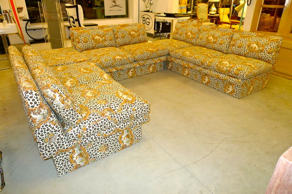 leopard sectional