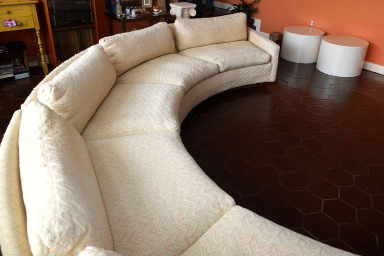 70s circle couch