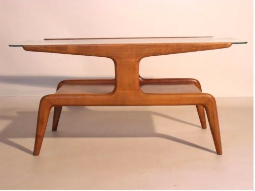 'Domus Nova' Bi-Level Italian Cocktail Table by Gio Ponti In Excellent Condition In Hanover, MA