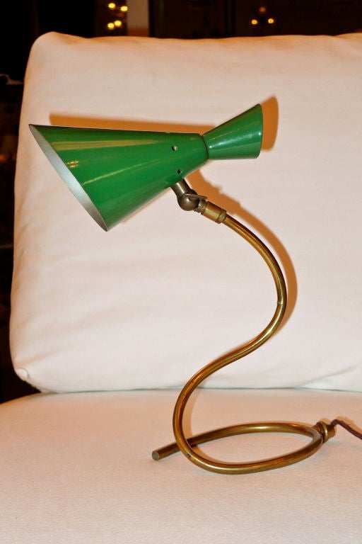 Mid-20th Century Cocotte Diabolo Desk Lamp For Sale