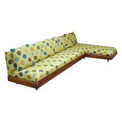 Sixties Mod L Shaped Boomerang Sofa by Adrian Pearsall 6
