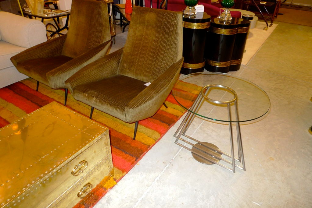 Italian Modernist Side Table from Hotel Excelsior, Roma 1