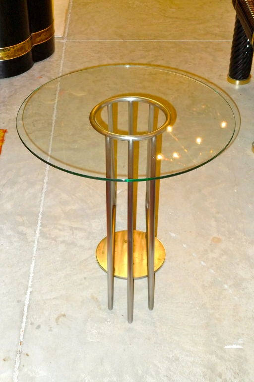 Italian Modernist Side Table from Hotel Excelsior, Roma 2