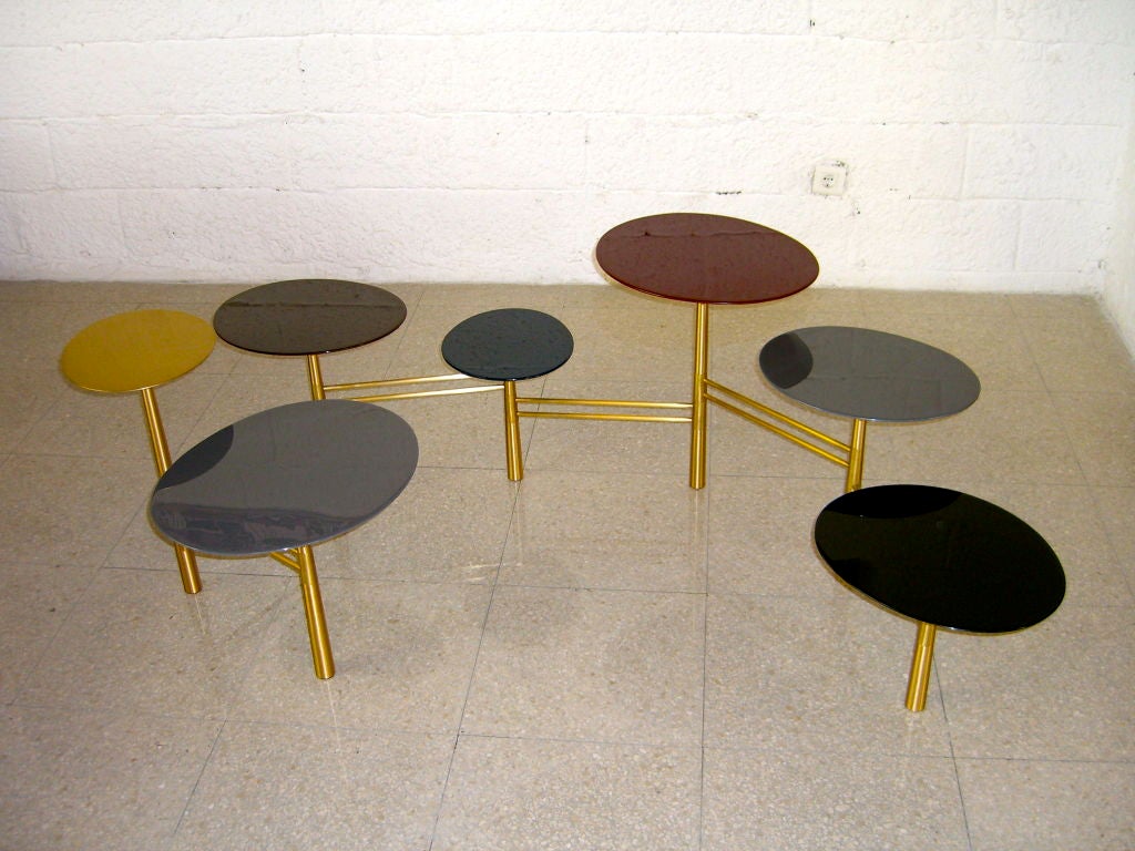 'Smarties' Pebble Table By Nada Debs In Excellent Condition In Hanover, MA