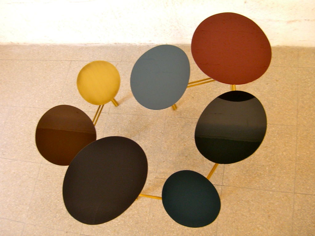 Contemporary 'Smarties' Pebble Table By Nada Debs