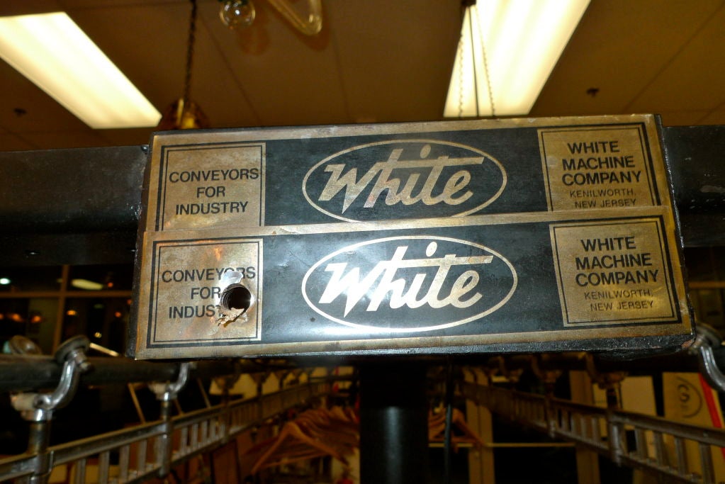 Mid-20th Century Vintage Automated Coat Check - Garment Conveyor