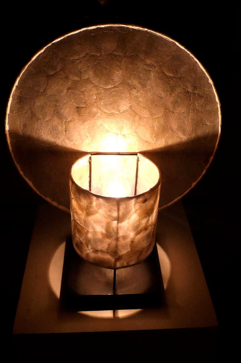 French Full Moon Lamp For Sale