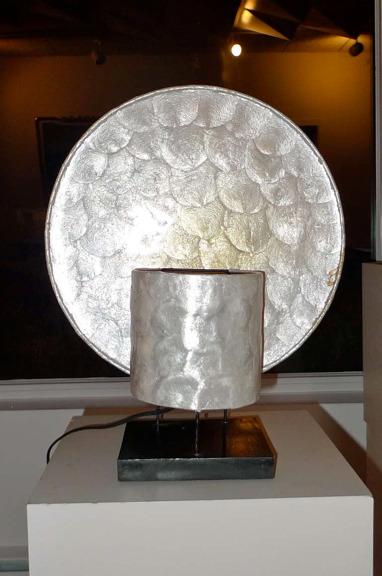 Full Moon Lamp In Excellent Condition For Sale In Hanover, MA