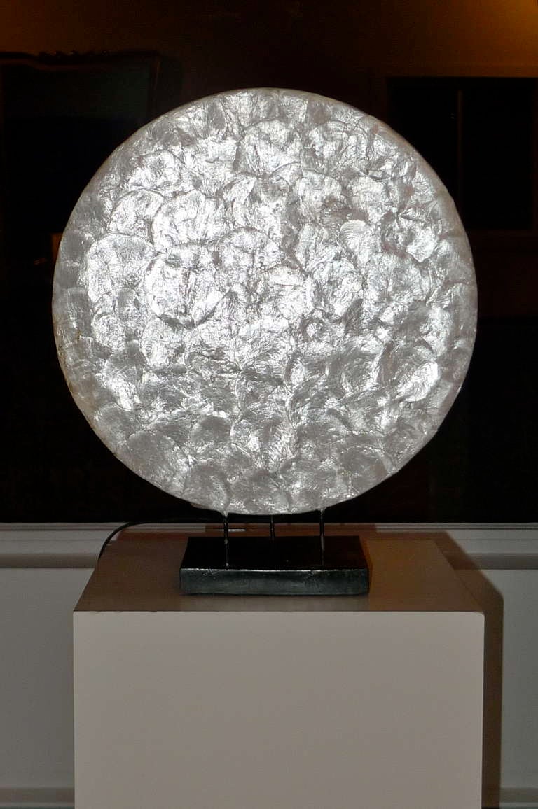 Mid-20th Century Full Moon Lamp For Sale