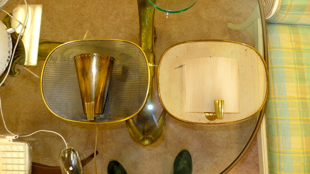 Three Light Wall Sconce Attributed to Jacques Biny For Sale 4