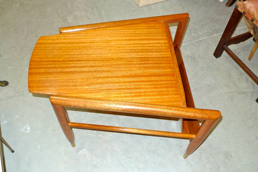 American Magazine Wedge Table by John Keal for Brown Saltman For Sale