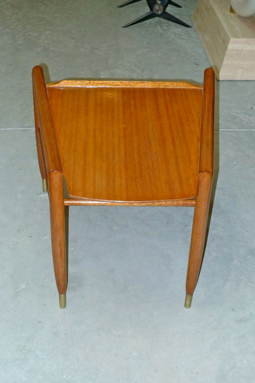 Mid-20th Century Magazine Wedge Table by John Keal for Brown Saltman For Sale