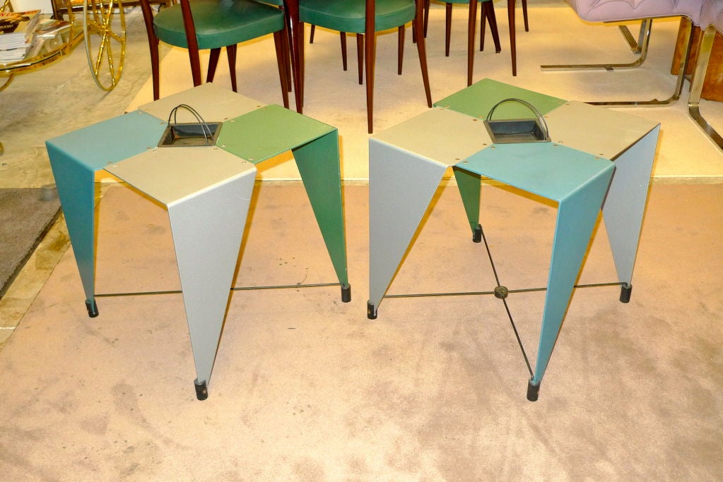 Pair of Harlequin Tables For Sale 1