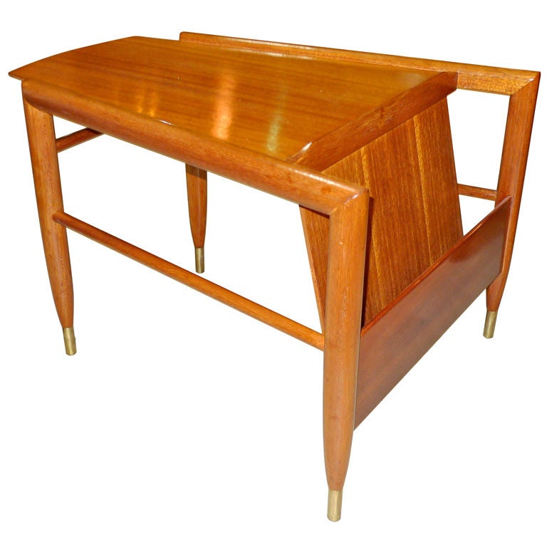 Magazine Wedge Table by John Keal for Brown Saltman