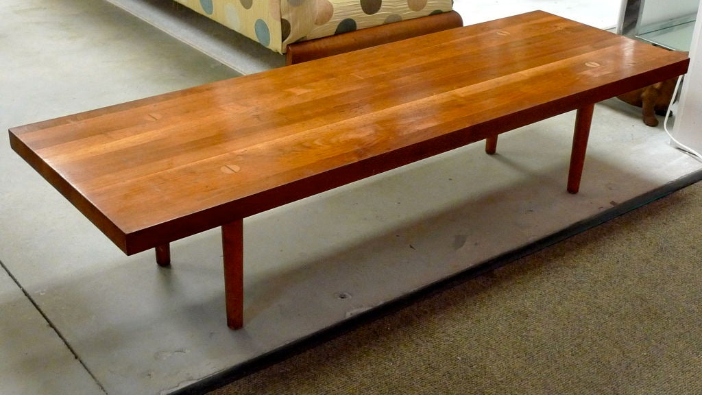 Claud Bunyard Walnut Butcherblock Table from Design Research 3