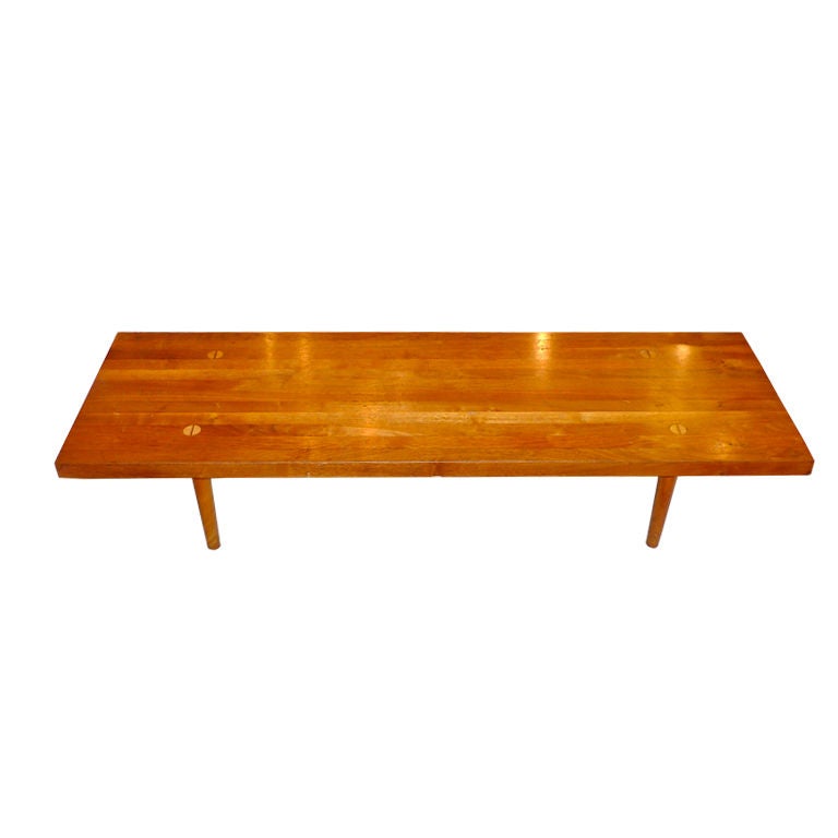 Claud Bunyard Walnut Butcherblock Table from Design Research