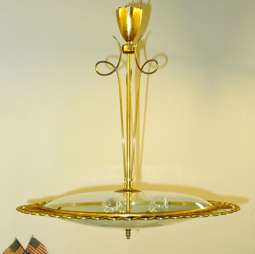 1950's Italian Flying Saucer Pendant