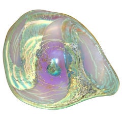 Studio Glass Charger by Samuel J. Herman