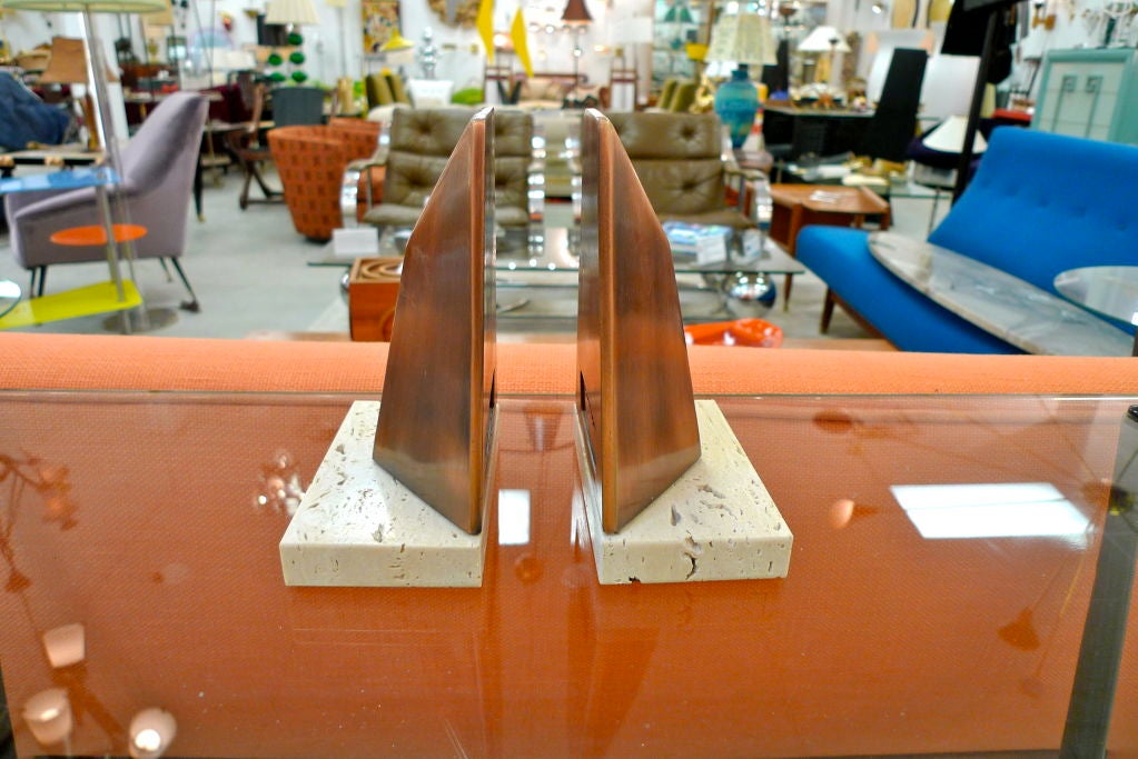 Pair of Sculptural Bookends by William Macowski 2