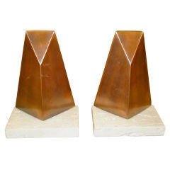 Pair of Sculptural Bookends by William Macowski 7