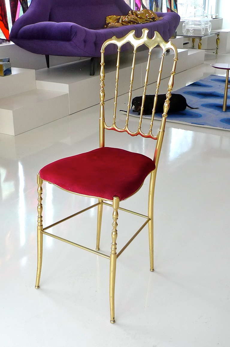 Italian Solid Brass Chiavari Chair