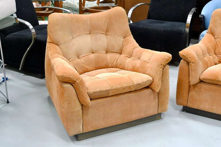 1970's Brazilian Sofa, Love Seat & Lounge Chair 5