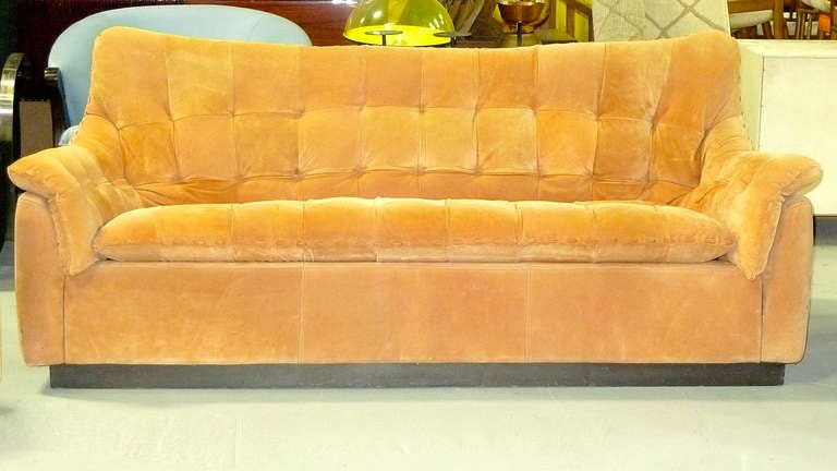 1970's Brazilian Sofa, Love Seat & Lounge Chair In Good Condition In Hanover, MA