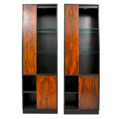 Pair of Harvey Probber Display 
Storage Cabinets