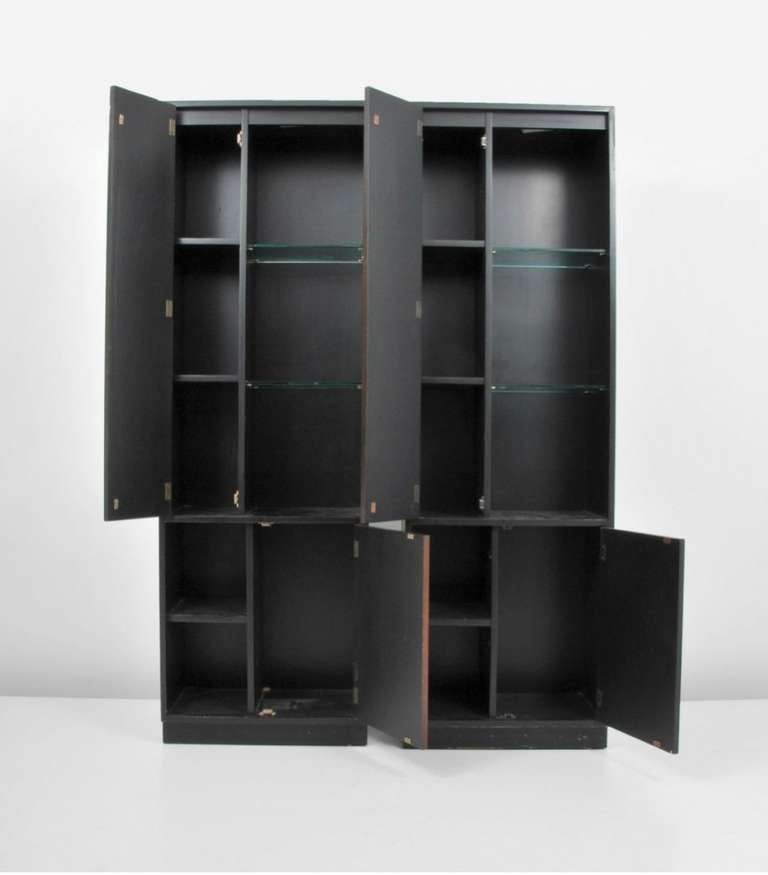 Mid-Century Modern Pair of Harvey Probber Display & Storage Cabinets