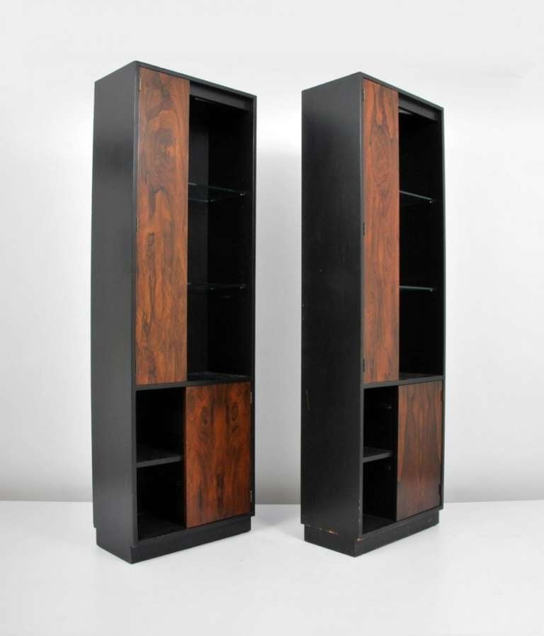 American Pair of Harvey Probber Display & Storage Cabinets