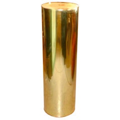 Curtis Jere Brass Pedestal, Signed 7
