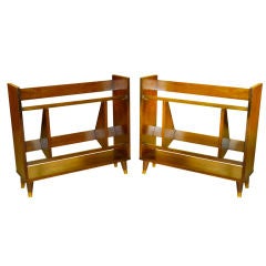 Pair of Small Modernist Book Shelves 11