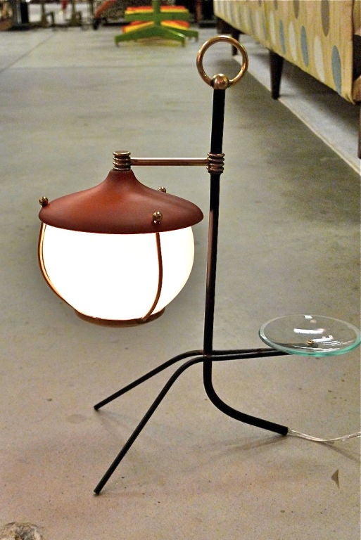 Mid-Century Modern Lampe d'étudiante italienne des années 1950 en vente