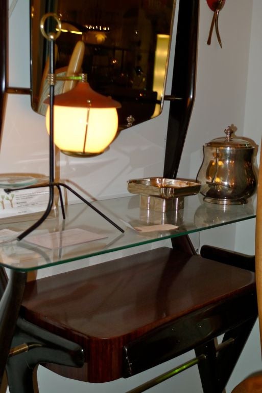 Aluminum Italian 1950's Student Lamp For Sale