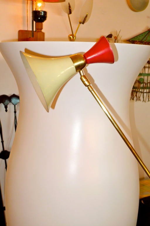 Stork-like Italian 1950's Floor Lamp For Sale 1