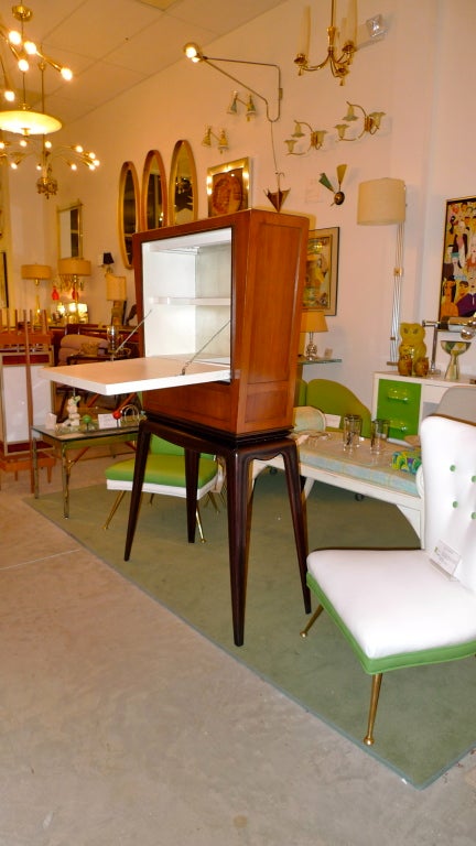 Mid-20th Century Italian Dry Bar Cocktail Cabinet For Sale
