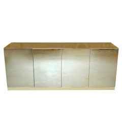 Mirrored Four Door Credenza