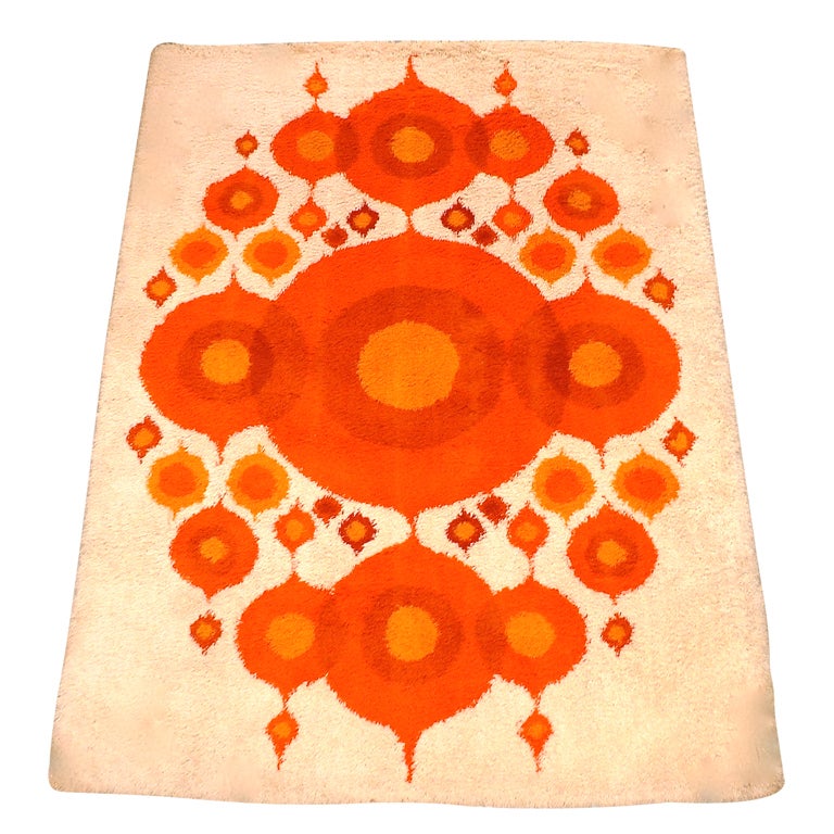 Hojer Eksport  Tappeto Wilton "Sonet" Danish Rya Shag 5 x 7
