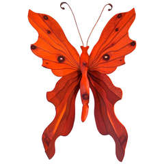 Large Woodcraft Butterfly, Signed 'Briggs" 4