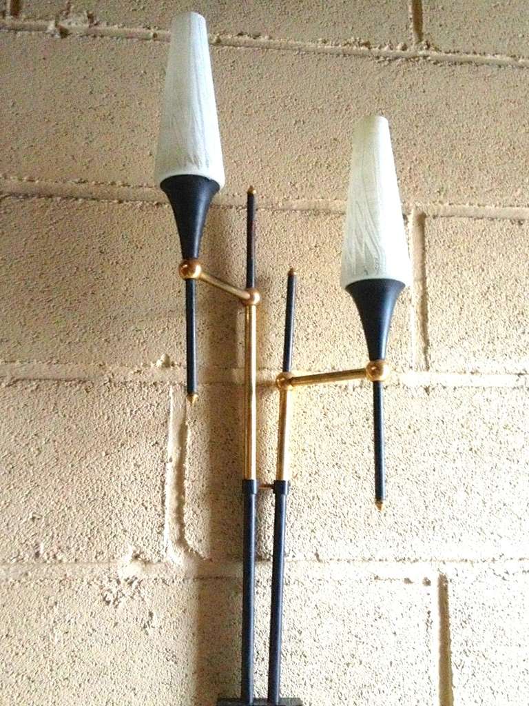 Mid-20th Century Wall Mounted French 1950's Bracket Sconce