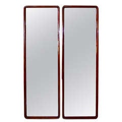 "Augustus" Italian Ocean Liner Pair of Full Length Mirrors 11
