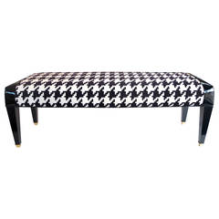 Upholstered Modernist Long Bench