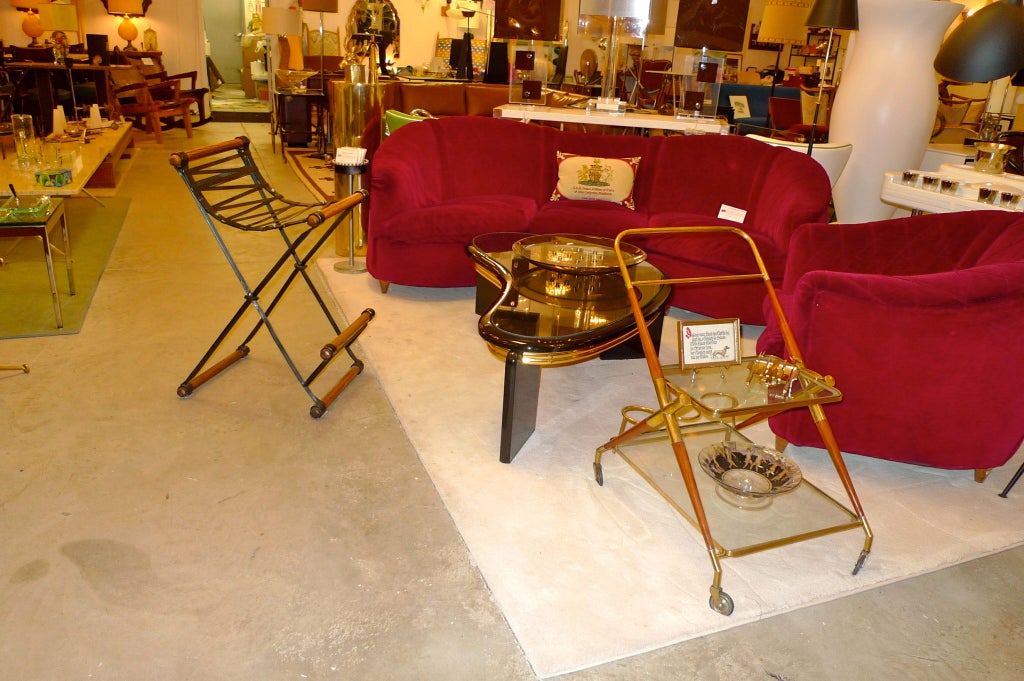 Mid-20th Century Pair of Cleo Baldon Bar Stools