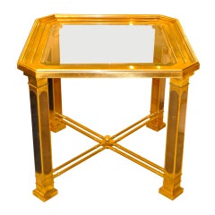 Mastercraft Brass Lamp Table 3